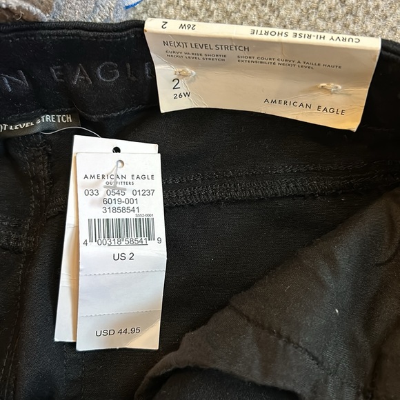 AE American Eagle next level high waisted denim short, size 2 - Picture 5 of 8
